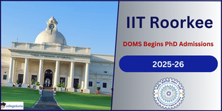 IIT Roorkee DOMS Begins PhD Admissions 2025-26; Apply Till October 31
